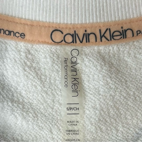 Calvin Klein Performance Logo-Graphic Sweatshirt. Size Small - Picture 7 of 7